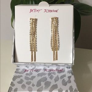 Betsey Johnson earrings, NWT